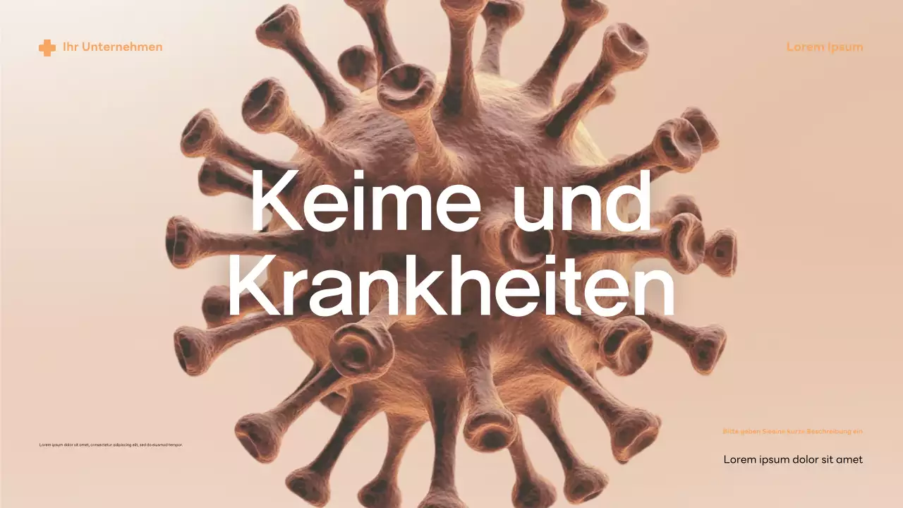 Informationen zu beigen modernen Keimen