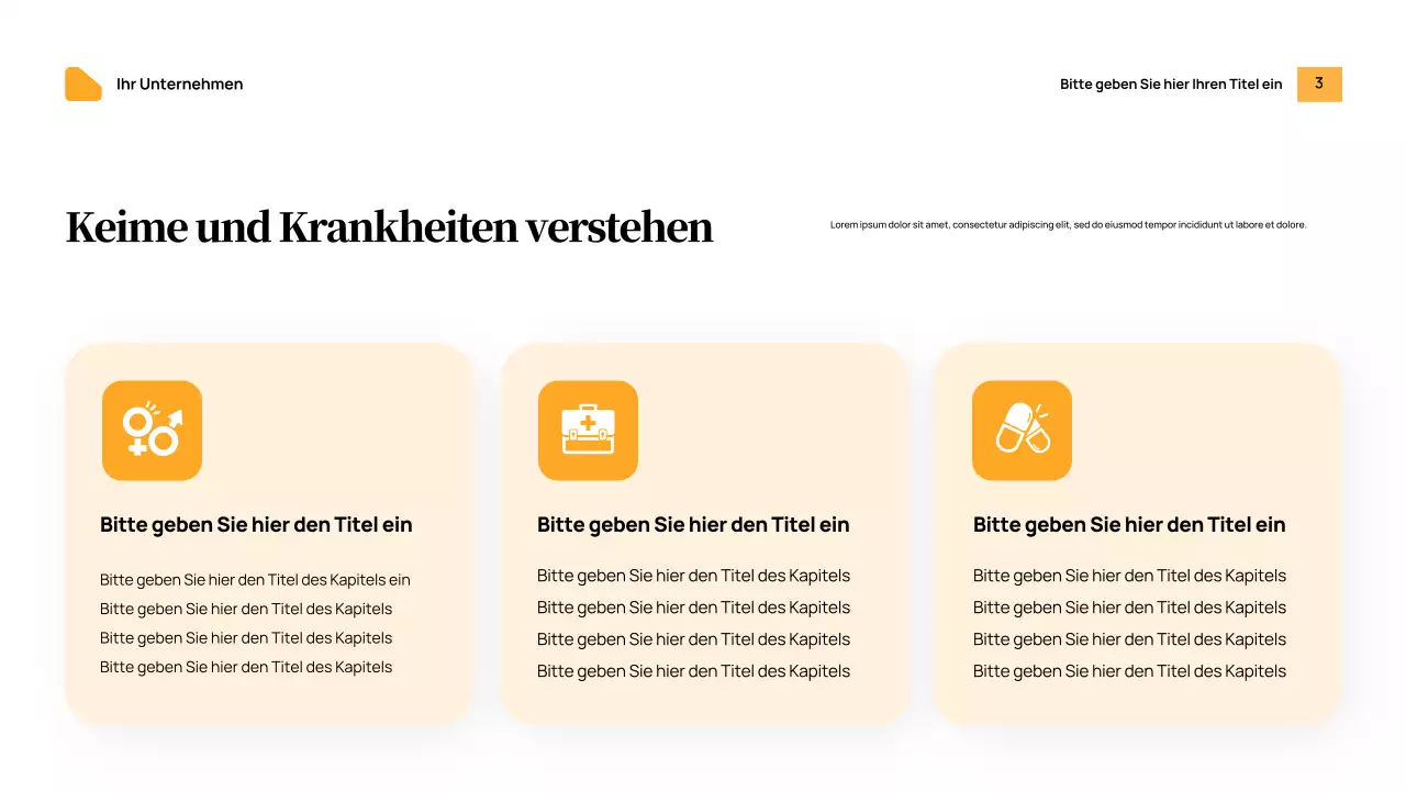 Orange Modern Health Ankündigung