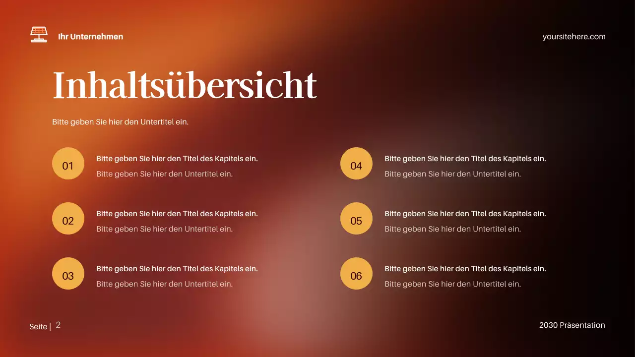 Brown Modernes Klima Präsentation