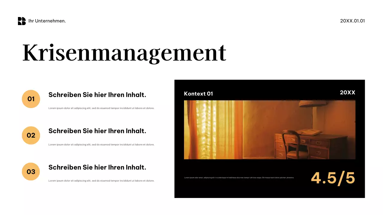 Schwarze moderne Geschäftsförderung