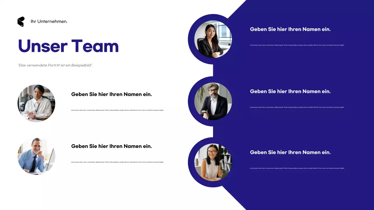 Anzeige der Blue Modern Agency