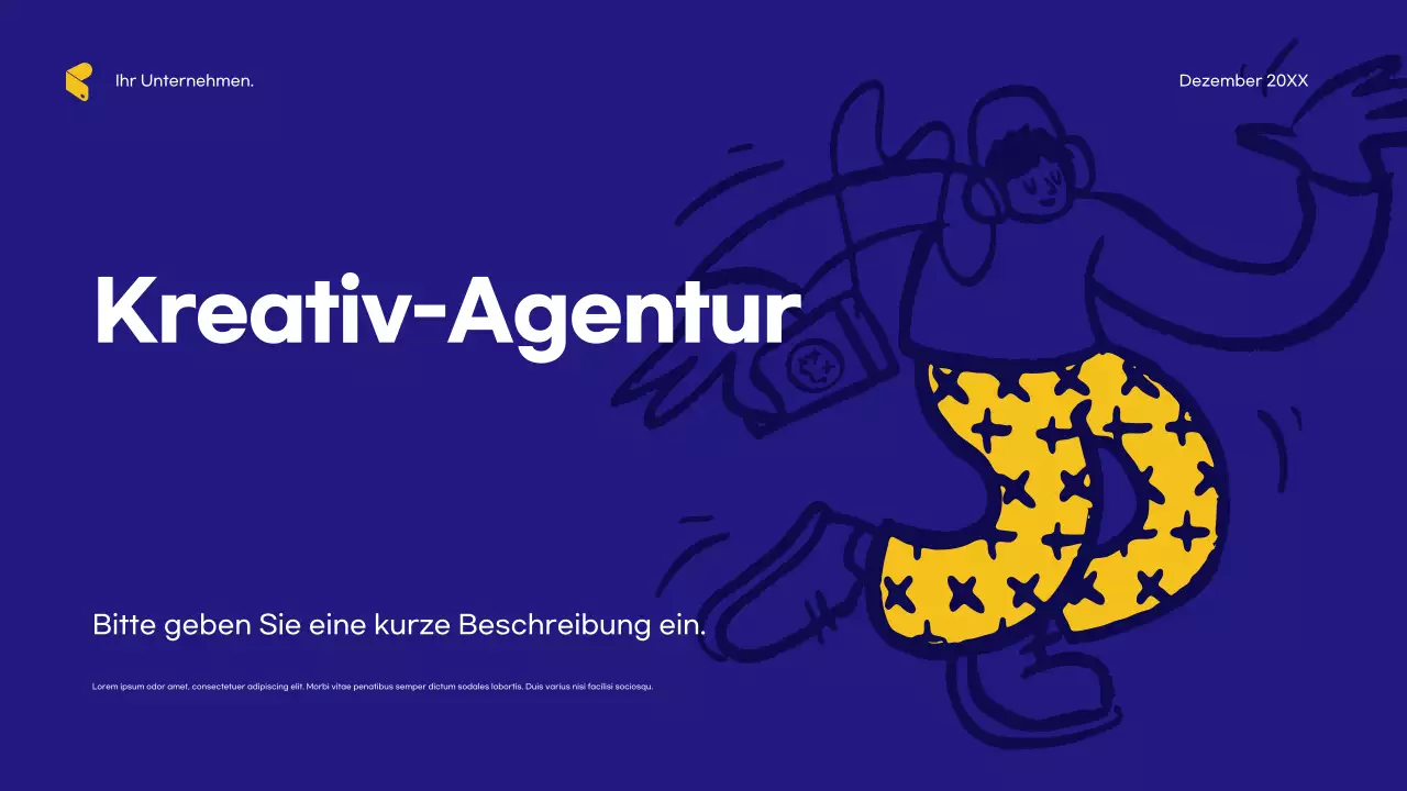 Anzeige der Blue Modern Agency