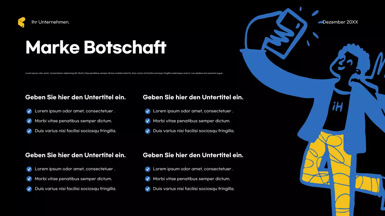 Anzeige der Blue Modern Agency