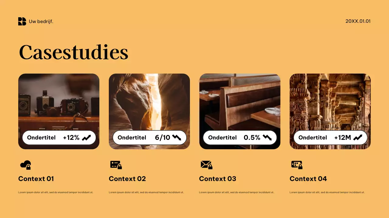 Zwarte moderne zakelijke promotie