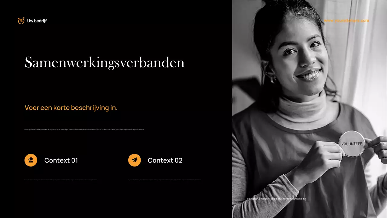 Oranje Modern Fondsenwervingsdocument