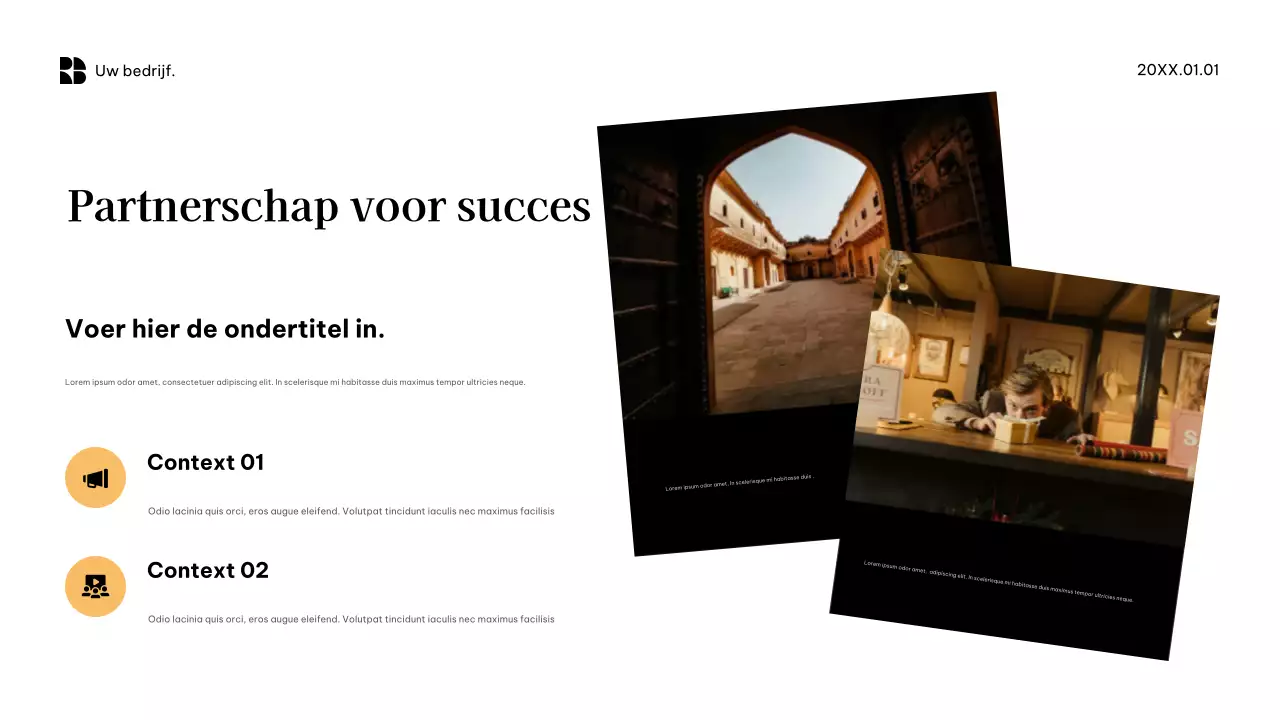 Zwarte moderne zakelijke promotie