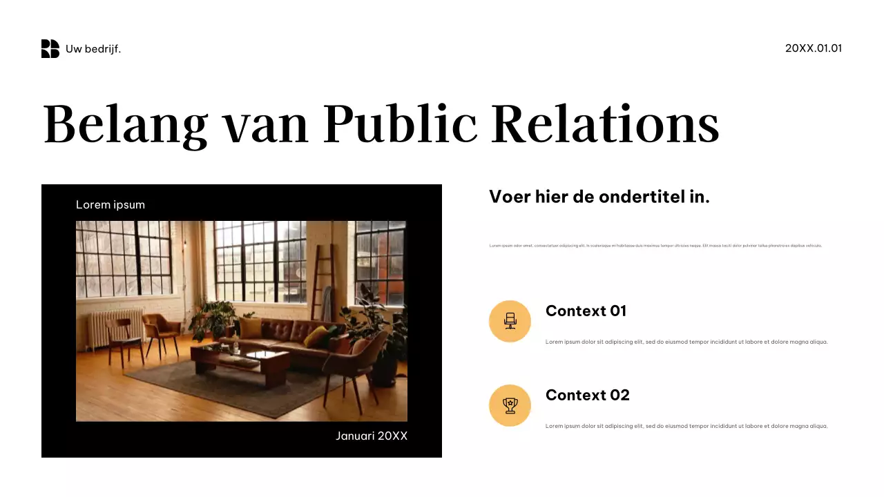 Zwarte moderne zakelijke promotie