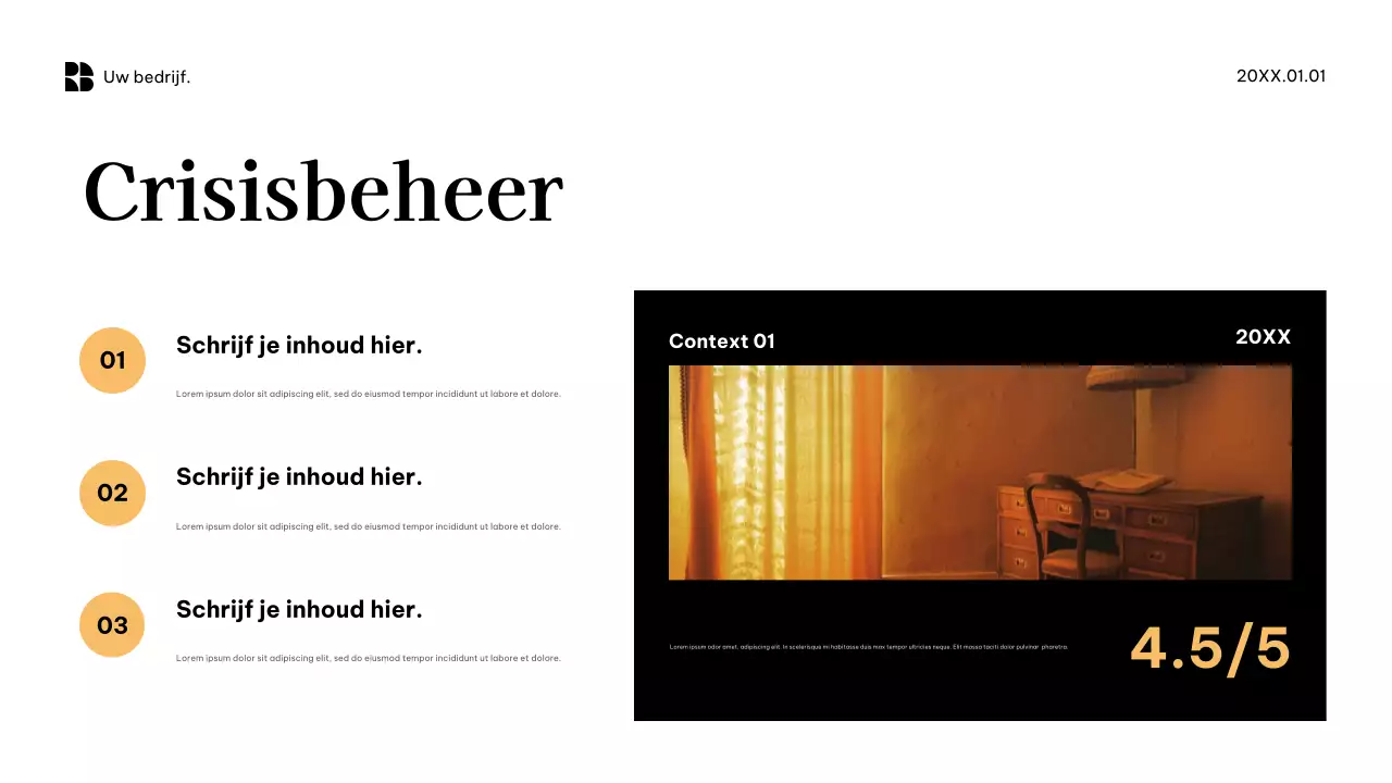 Zwarte moderne zakelijke promotie