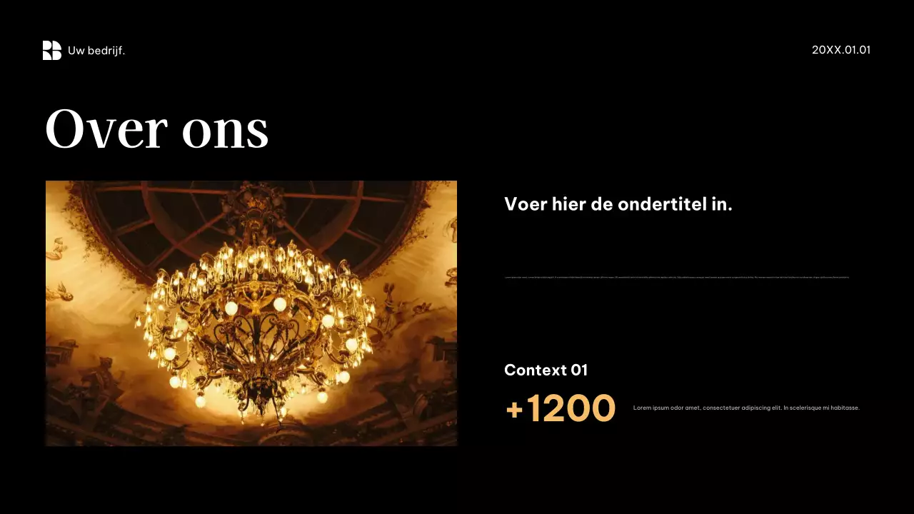 Zwarte moderne zakelijke promotie