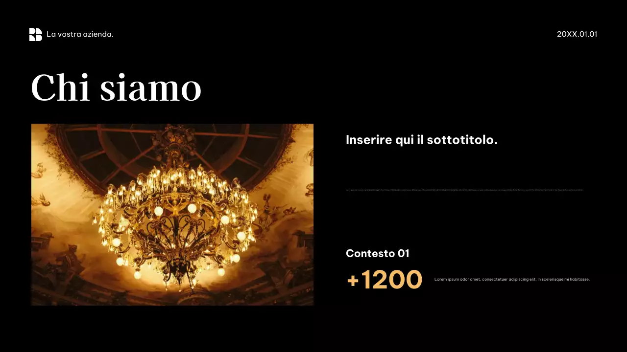 Promozione aziendale moderna nera