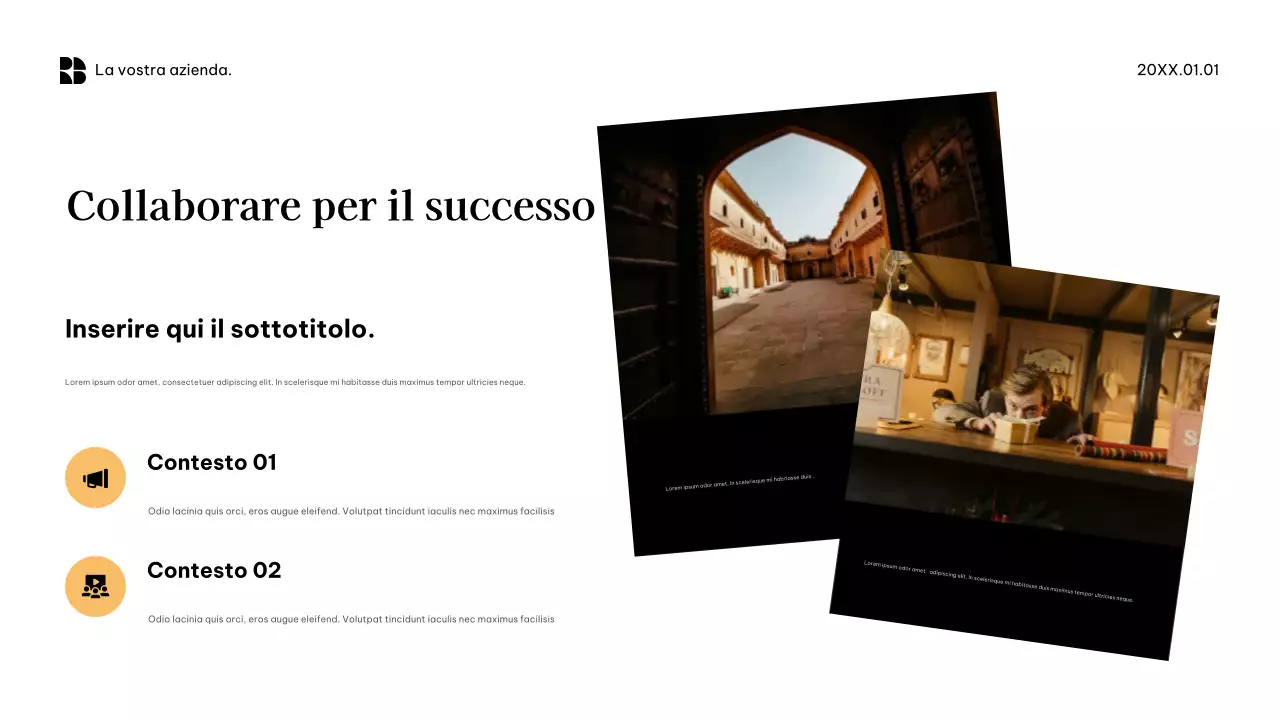 Promozione aziendale moderna nera