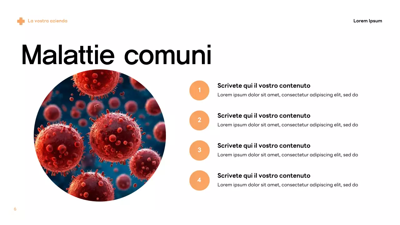 Informazioni sui germi moderni beige