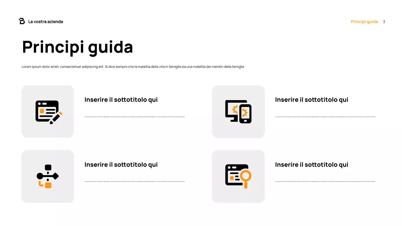 Documento di raccolta fondi moderno arancione