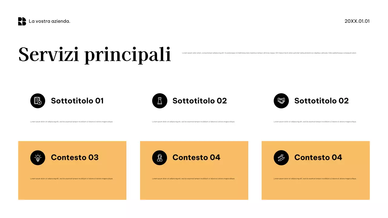 Promozione aziendale moderna nera