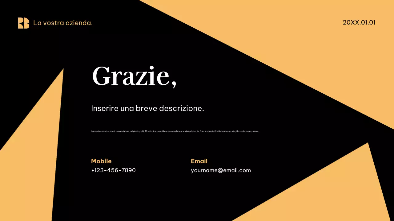 Promozione aziendale moderna nera