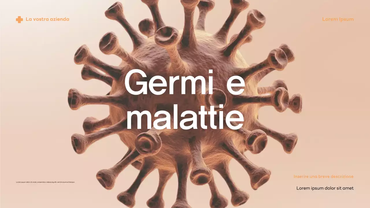 Informazioni sui germi moderni beige