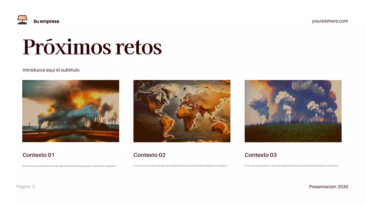 Presentación del clima moderno de Brown