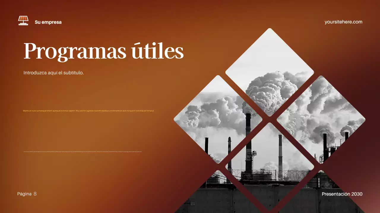 Presentación del clima moderno de Brown