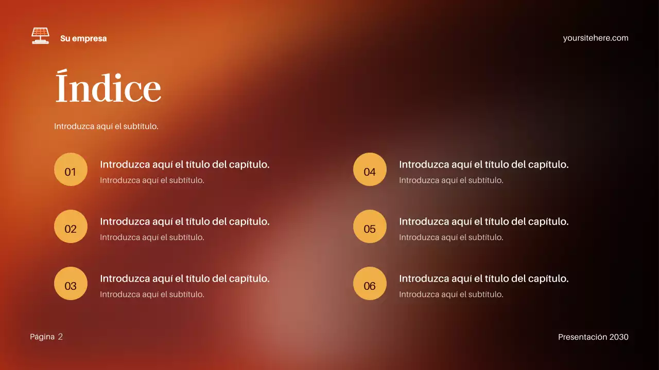 Presentación del clima moderno de Brown