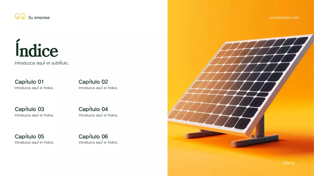 Presentación del entorno moderno y verde