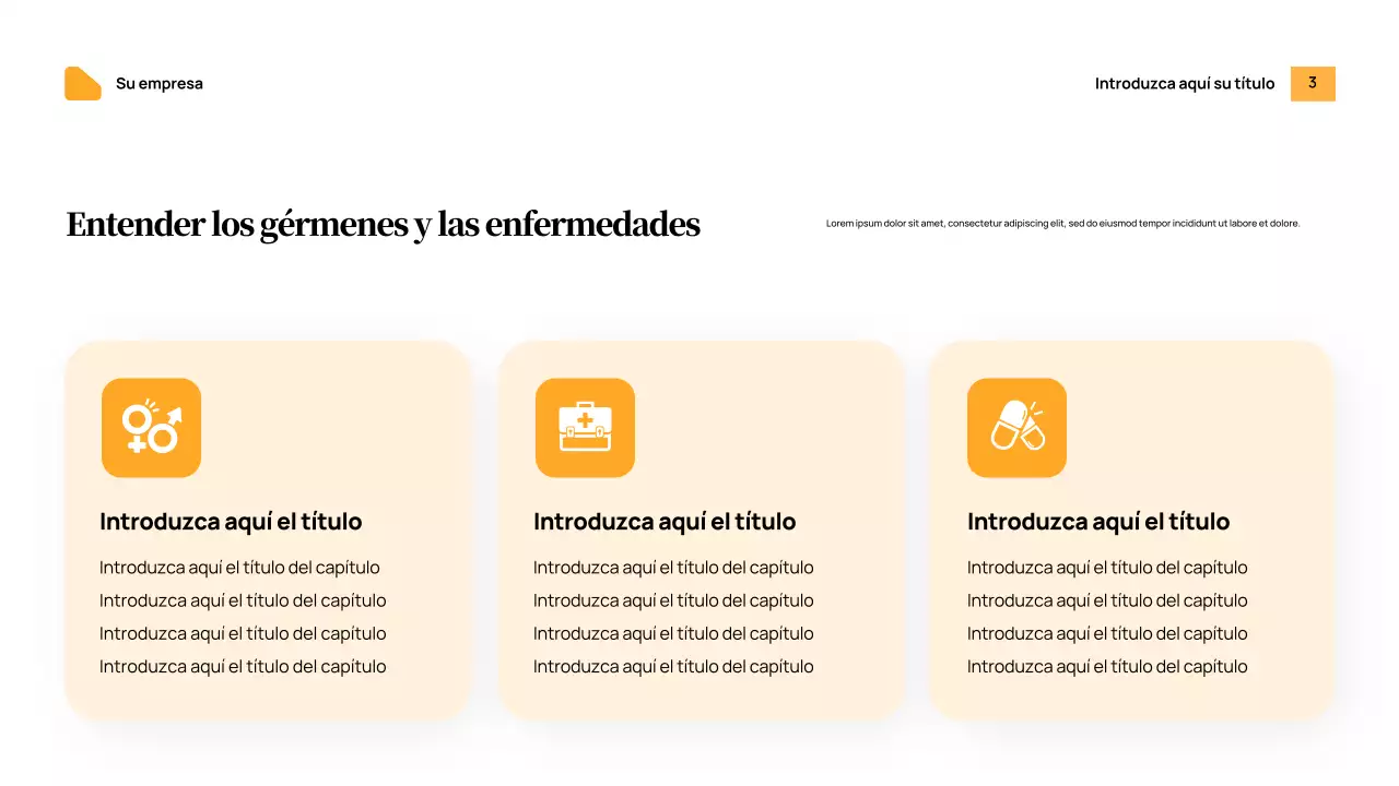Anuncio de salud moderna de Orange
