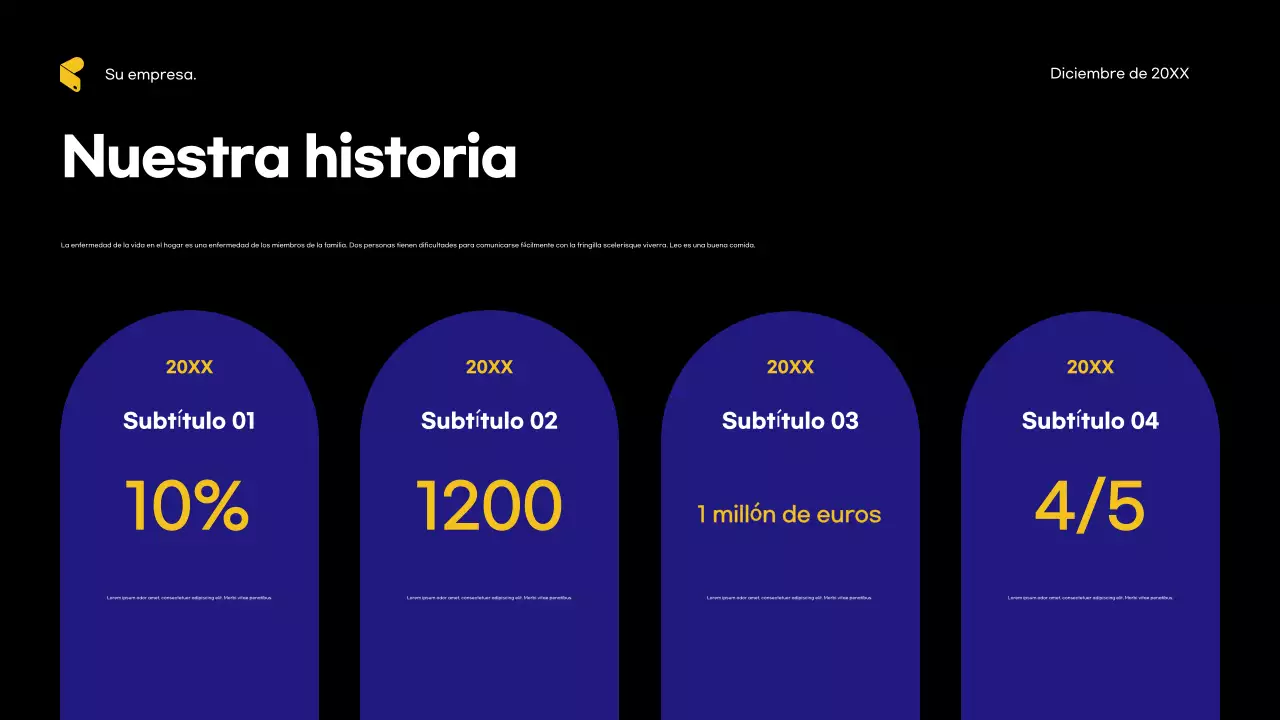 Anuncio de la Agencia Blue Modern