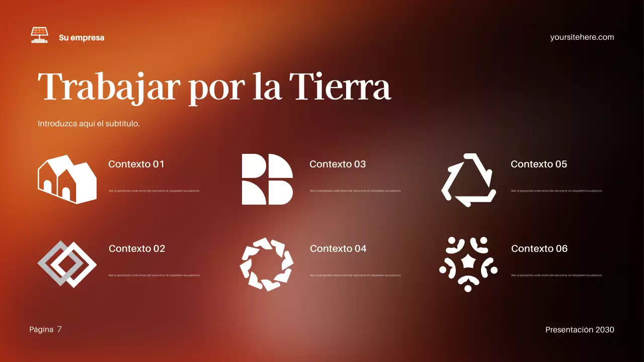 Presentación del clima moderno de Brown