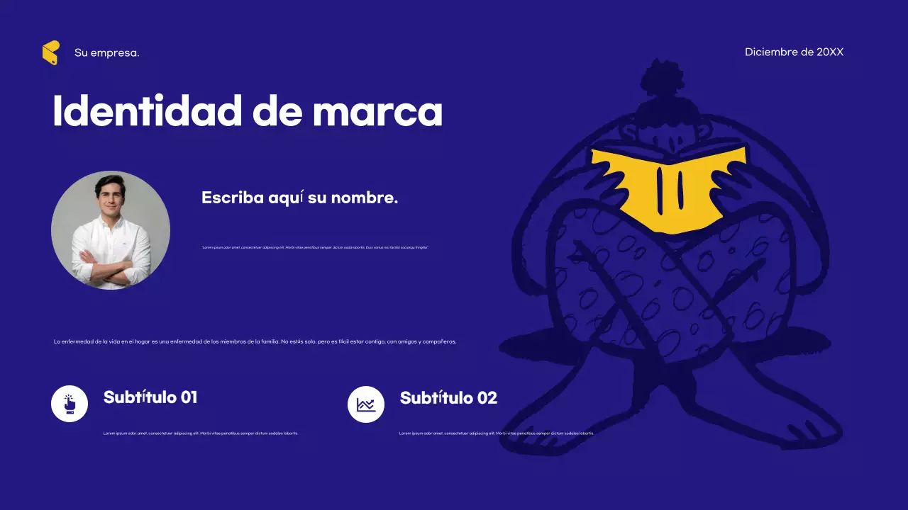 Anuncio de la Agencia Blue Modern