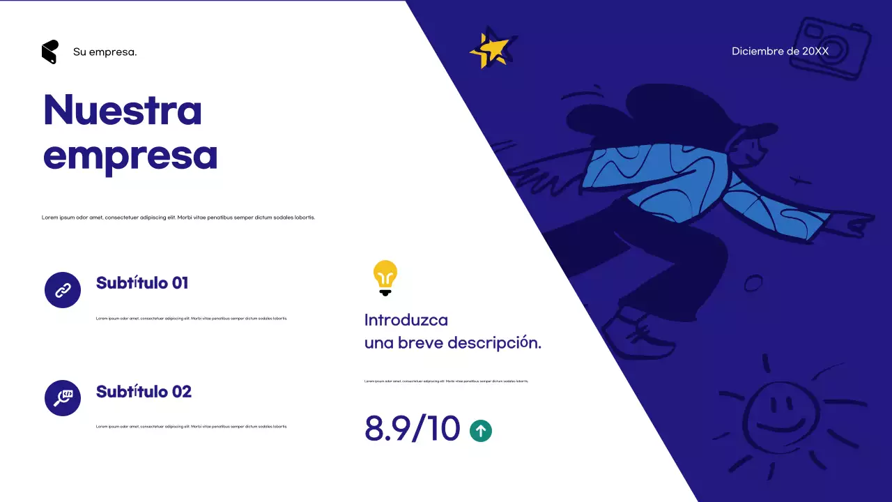 Anuncio de la Agencia Blue Modern