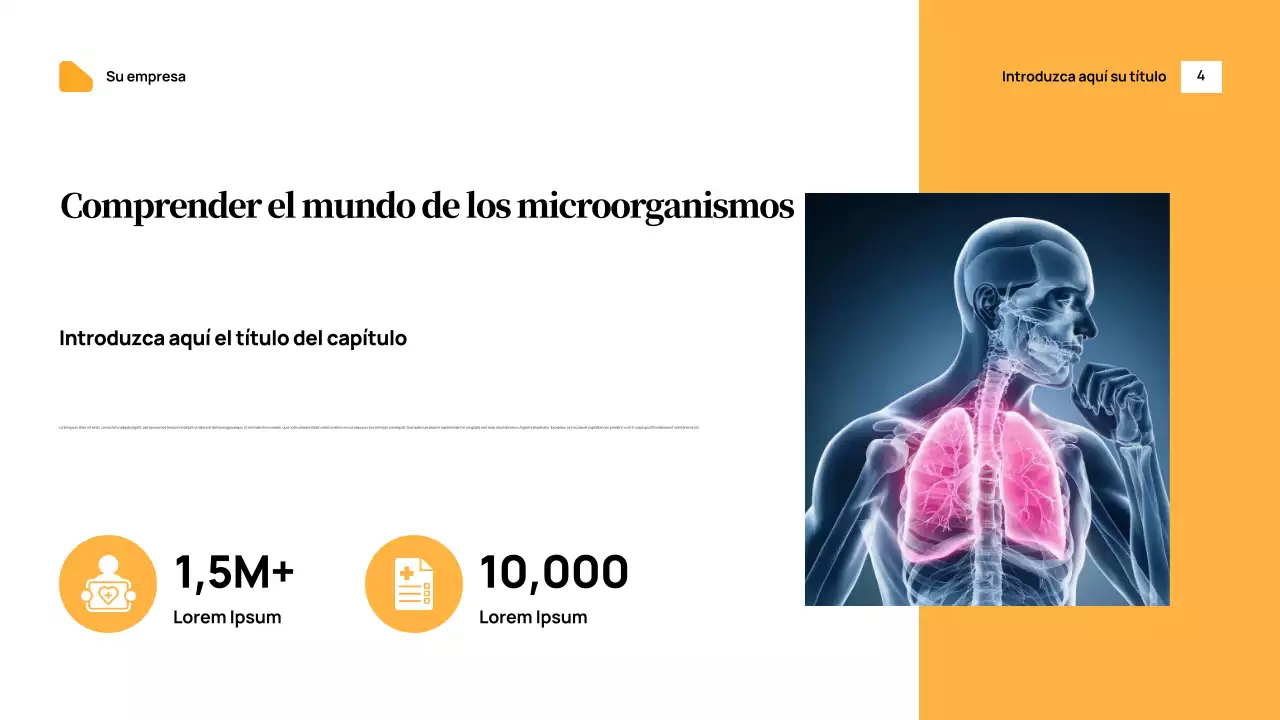 Anuncio de salud moderna de Orange