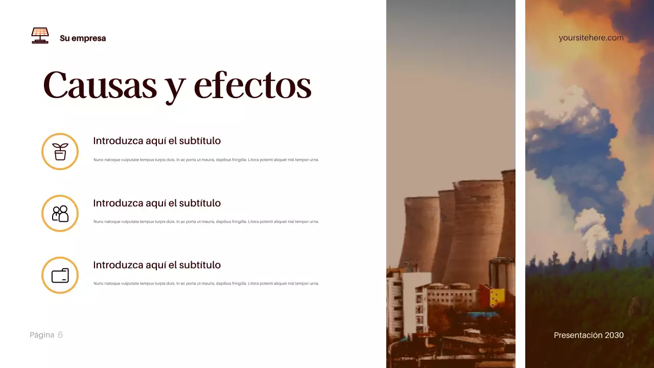 Presentación del clima moderno de Brown