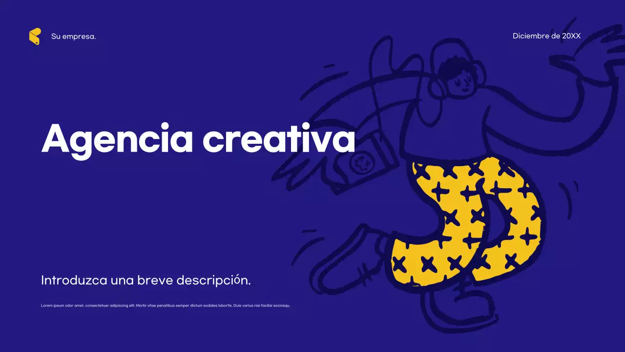 Anuncio de la Agencia Blue Modern
