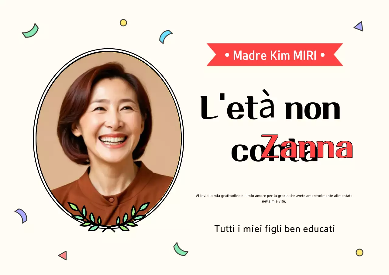 Celebrazione del 60° compleanno in avorio pulito