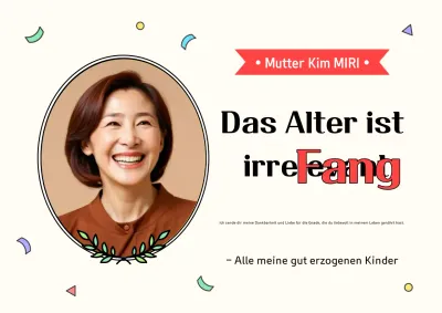 Elfenbeinfarbene Feier zum 60. Geburtstag