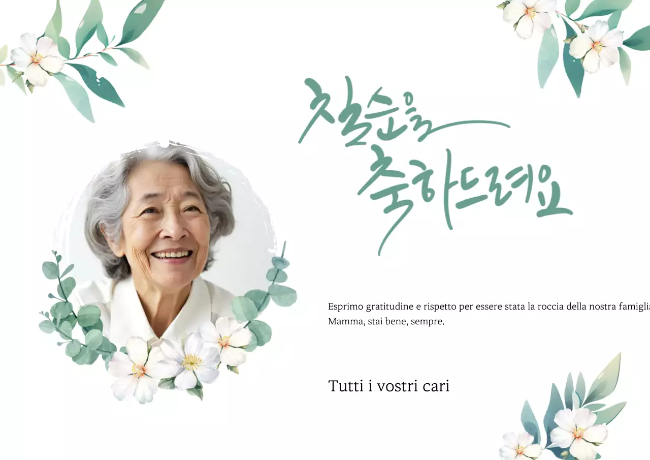 Menta Elegante Festa del 70° Compleanno