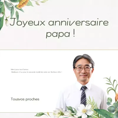 Guide luxueux vert et beige pour les 60 ans