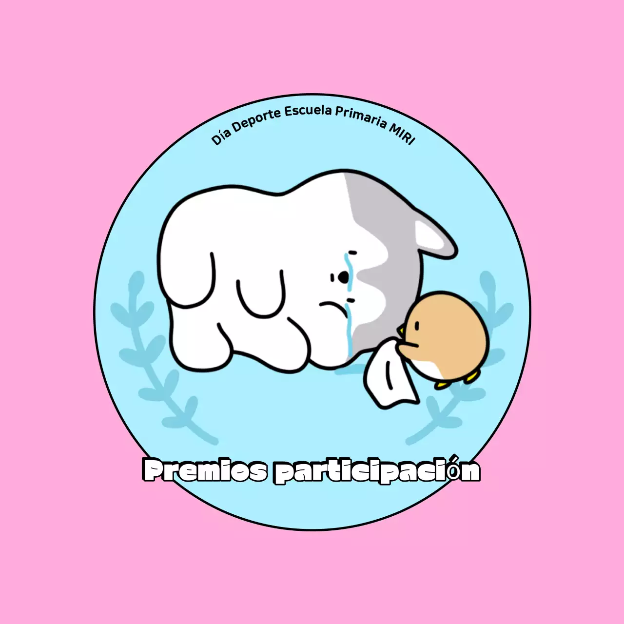 Día del Deporte Escolar del Bebé Azul Cielo