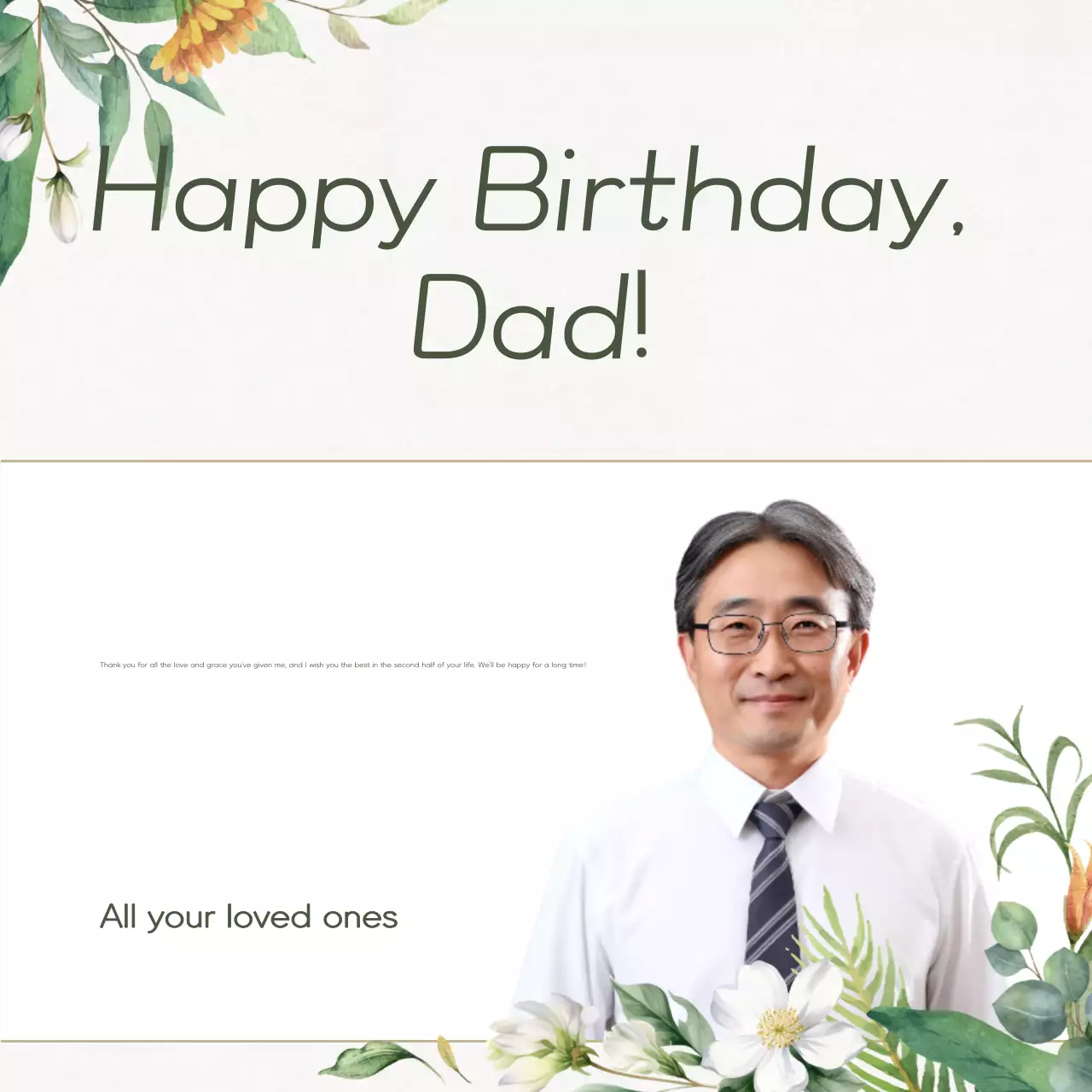 Hướng dẫn sinh nhật lần thứ 60 màu xanh lá cây và be sang trọng