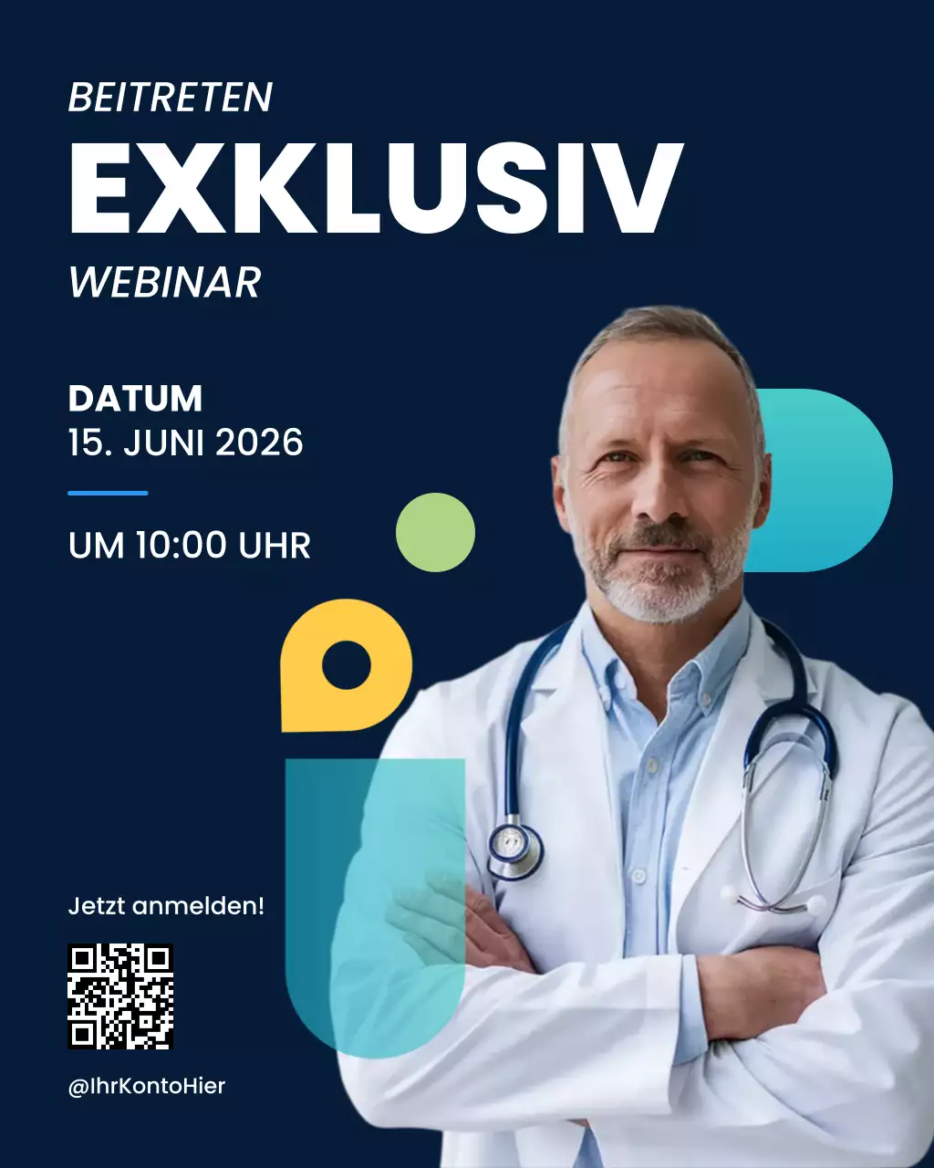 Ankündigung des modernen Gesundheitswesens der Marine