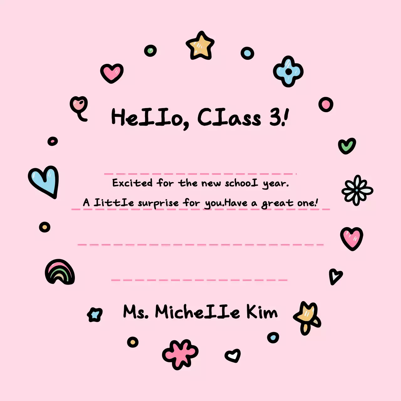 Lời Chúc Mừng Học Kỳ Mới Của Pink Baby