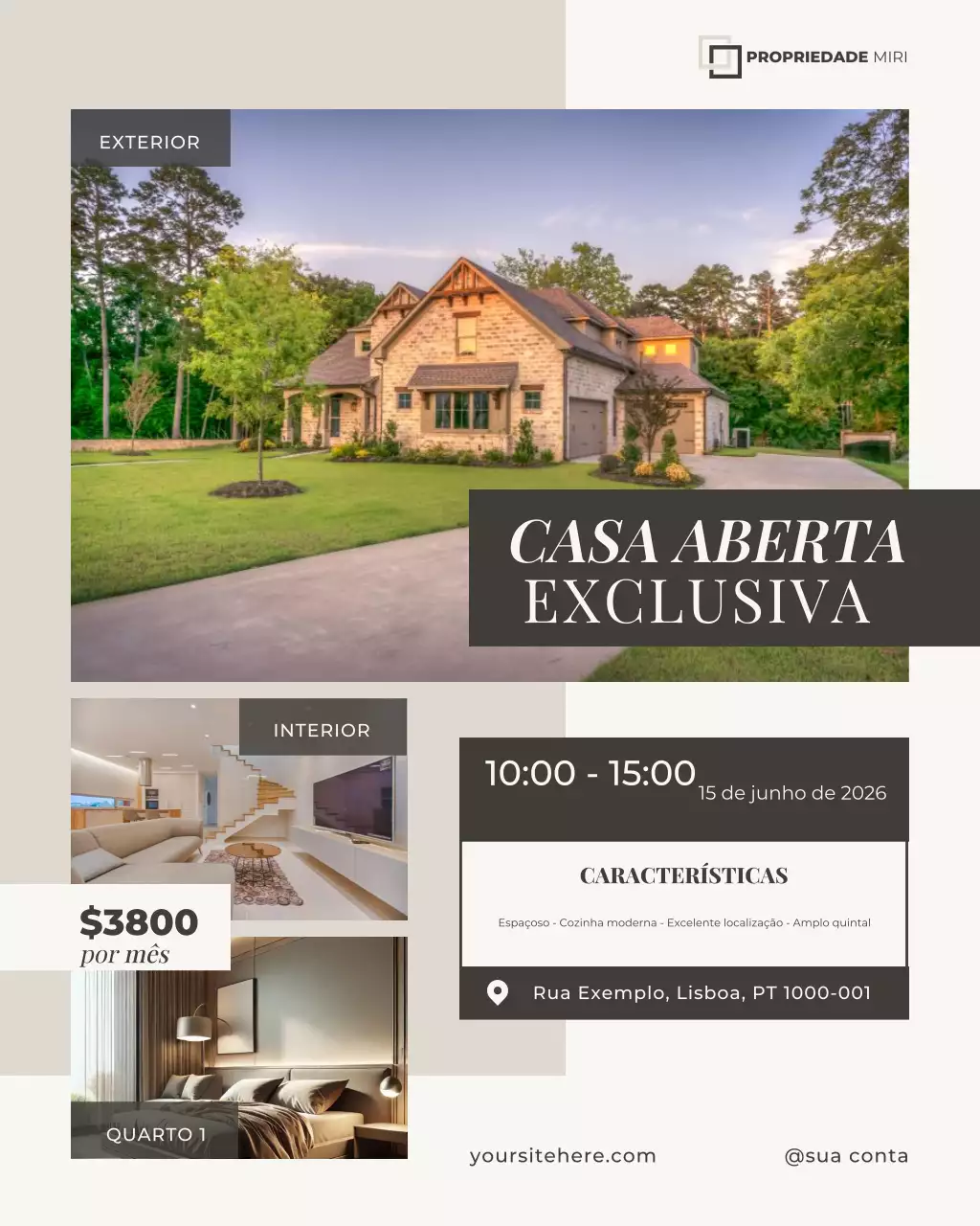 Promoção imobiliária moderna