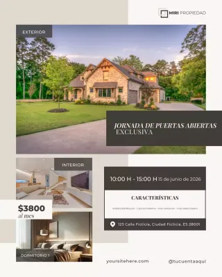 Promoción inmobiliaria moderna