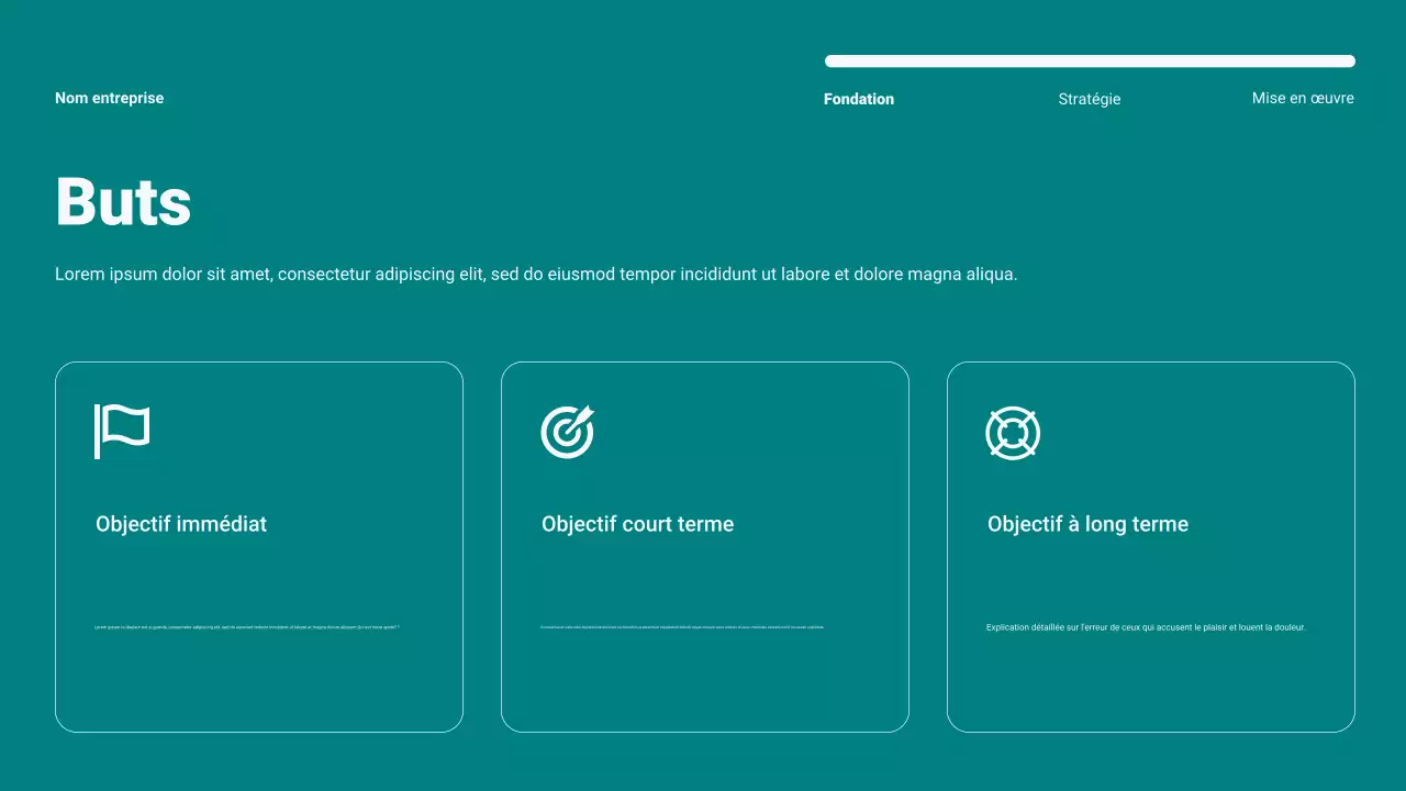 Plan de marketing de contenu minimaliste moderne bleu sarcelle