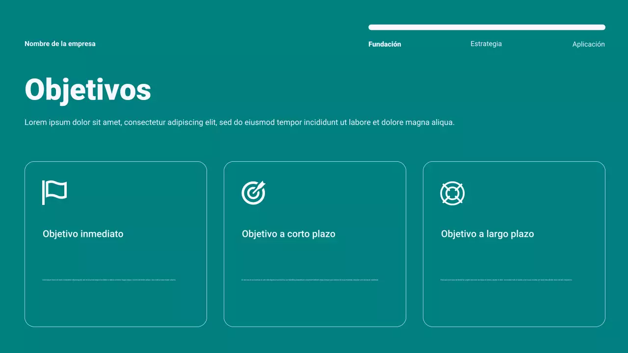 Plan de marketing de contenidos minimalista moderno en verde azulado