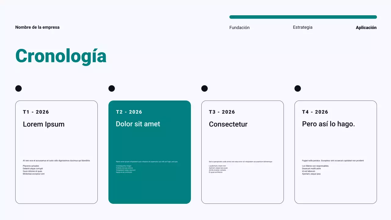 Plan de marketing de contenidos minimalista moderno en verde azulado