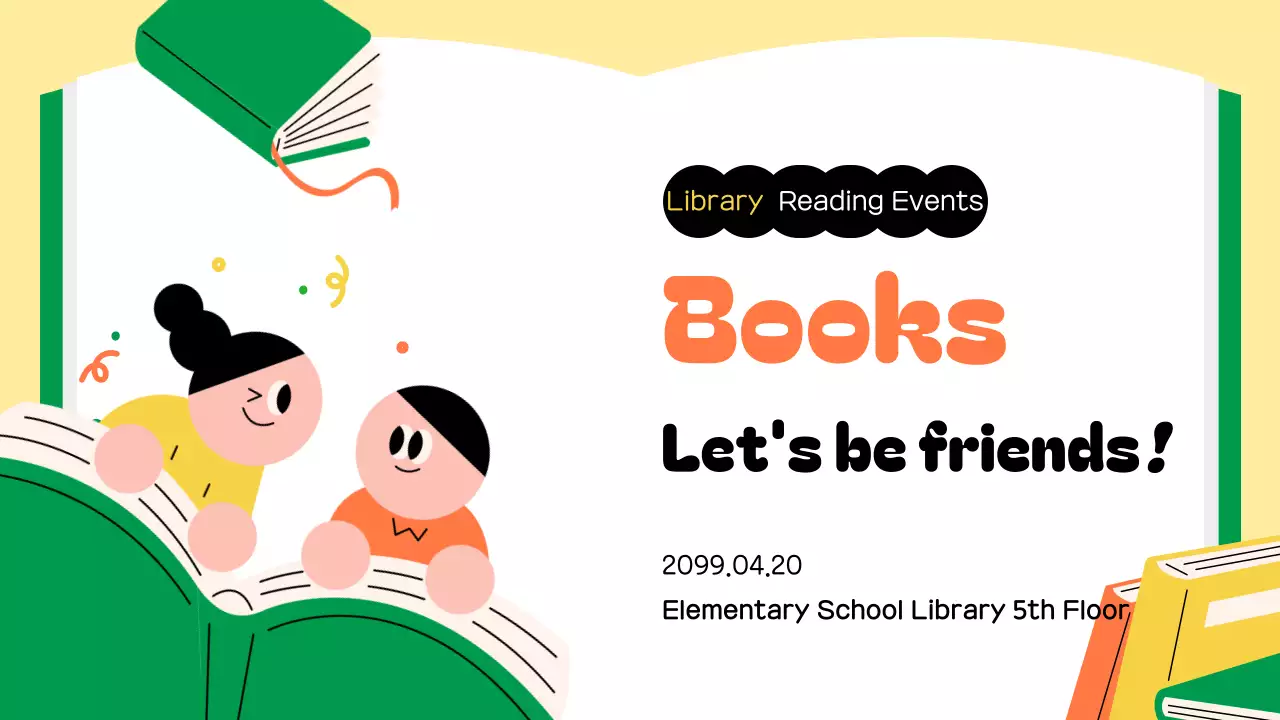 Yellow Baby Library Event