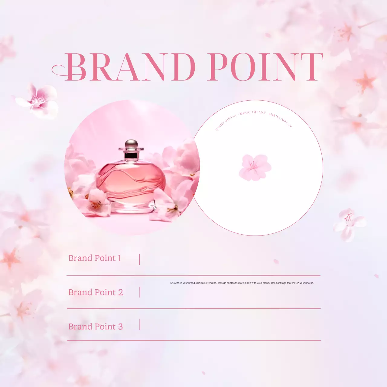 Promoção de marketing da marca Pink Clean Spring Cherry Blossom