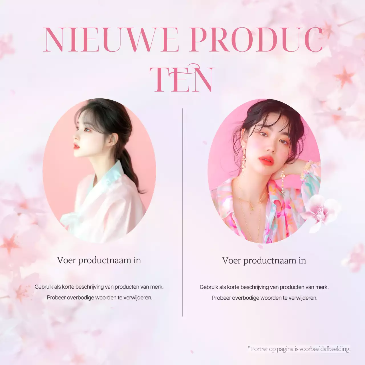 Roze schone lente kersenbloesem merk marketing promotie