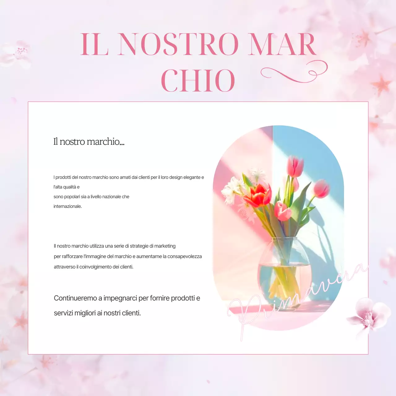 Promozione del marketing del marchio Pink Clean Spring Cherry Blossom