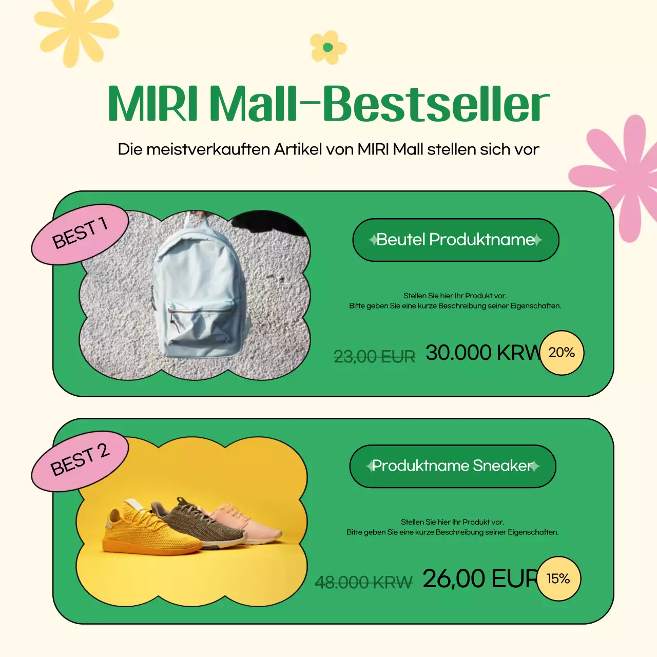 Green Baby Rabattaktion